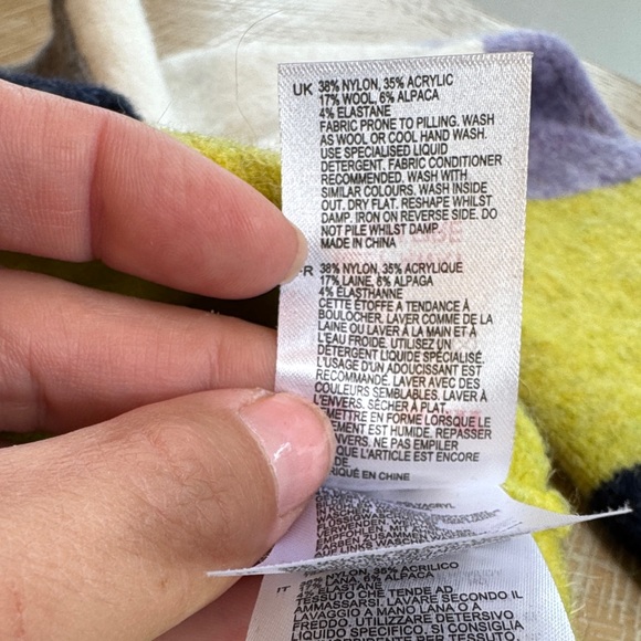 EUC Soft Wool Striped Sweater - Picture 9 of 10